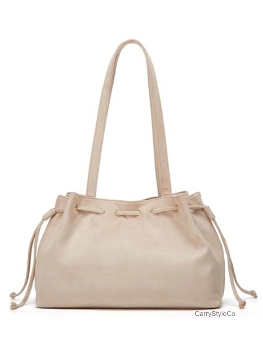 Suede Slouchy Hobo Shoulder Bag Crescent Crossbody Purse Tote